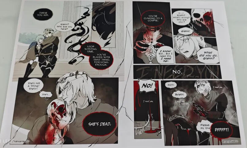 Test print 2 - reds and soft teals